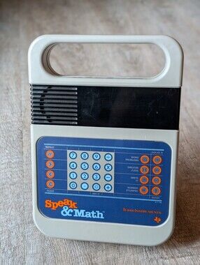 Vintage Math & Spell Texas Instruments Tested And Working 80's